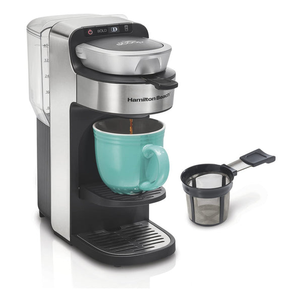 Cafetera Hamilton Beach The Scoop Acero Inoxidable Prepara en Minutos