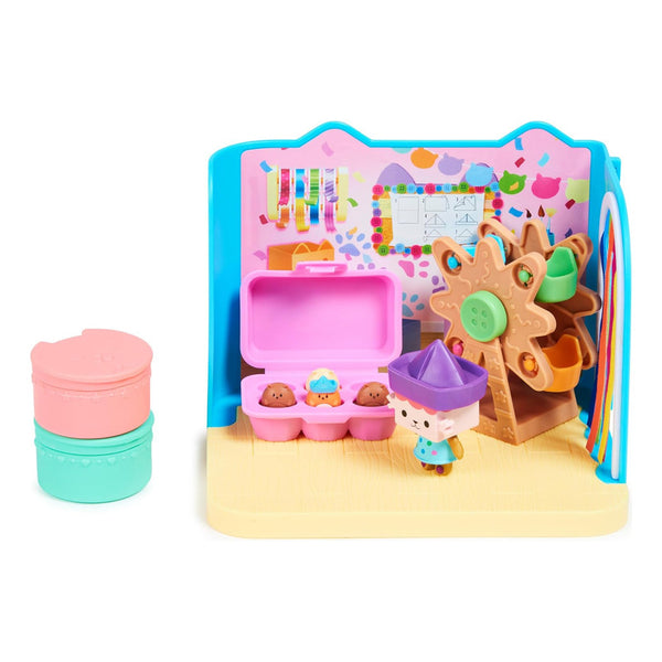 Gabby's Dollhouse Caja De Bebe Craft-a-riffic Room Con Figura Exclusiva Y Accesorios