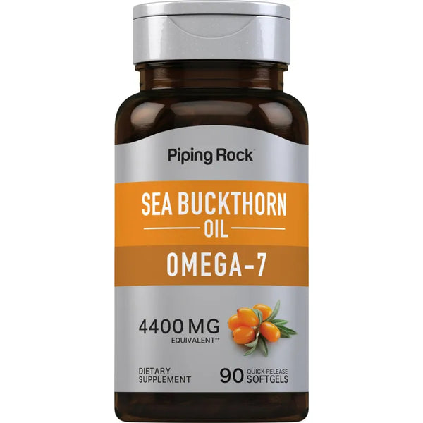 Capsulas Aceite Espino Cerval Mar 4400 Mg 90 U Omega-7 Sin Gluten