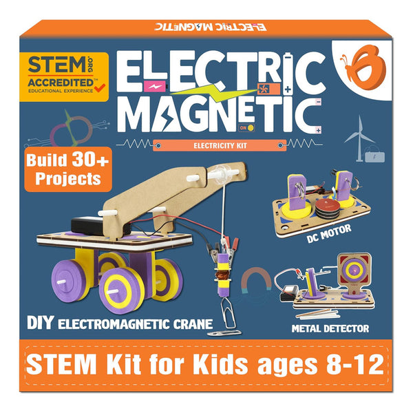 Kit STEM 30 en 1 Electricidad y Magnetismo para Niños de 8 a 12 Años Juguete Educativo