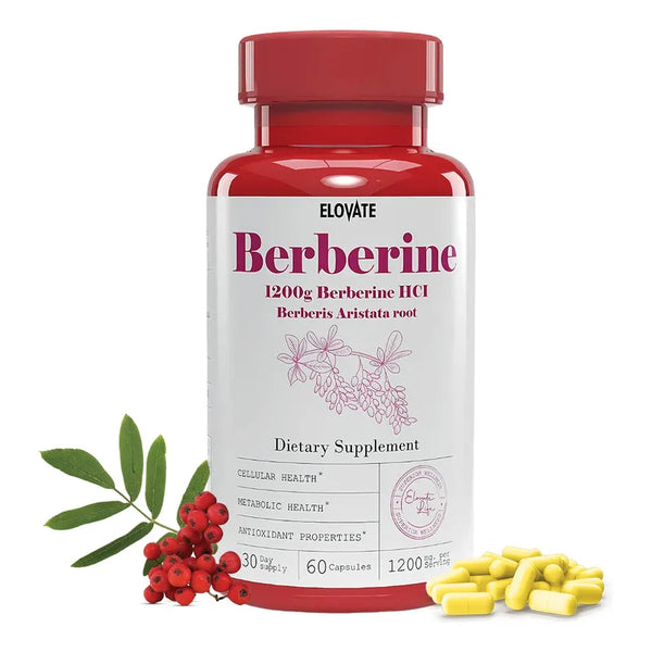 Berberina Hci 600 Mg Capsulas De Alta Absorcion Y Accion Rapida