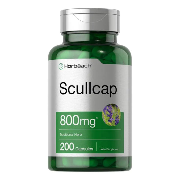 Capsulas Escutellaria Baicalensis 800 Mg 200 Unidades Sin OMG