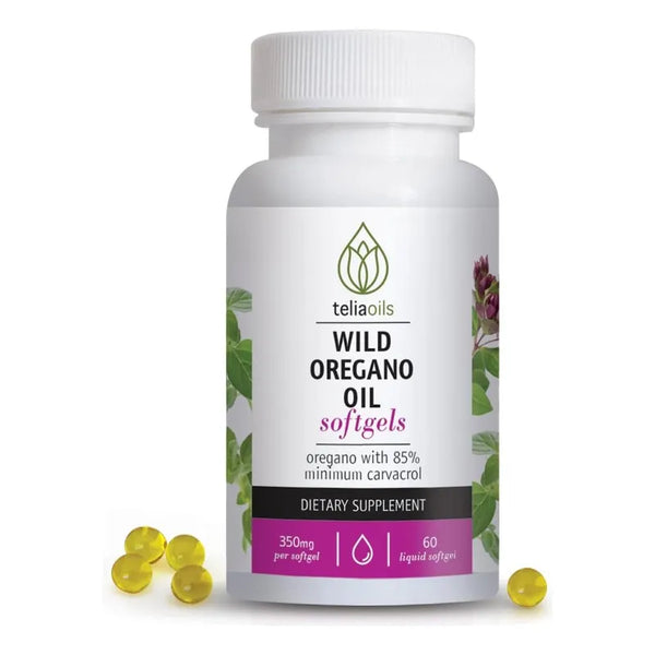 Aceite De Oregano Silvestre Teliaoils 85 Carvacrol 60 Caps