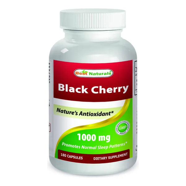 Capsulas De Cereza Negra 1000 Mg 180 Unidades Para Un Bienestar Superior
