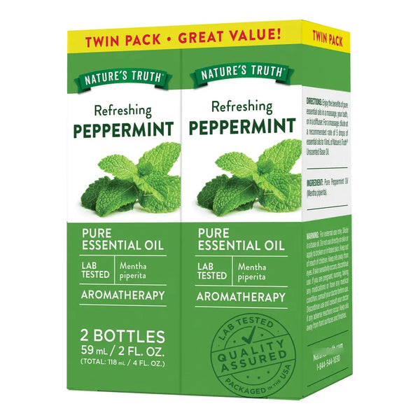 Aceite Esencial De Menta Natural Natures Truth Purificador De Ambiente Relajación Instantánea