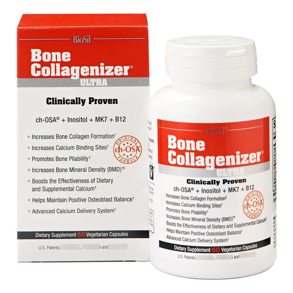 Bone Collagenizer Ultra 60 Cápsulas Para Huesos Fuertes Con Vitaminas