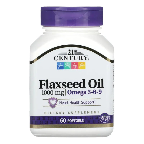 Aceite De Linaza 1000 Mg 60 Cápsulas Blandas Salud Y Bienestar