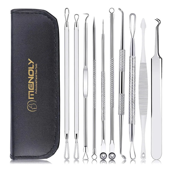 Kit Reventador Espinillas X10 Removedor De Puntos Negros Y Acné
