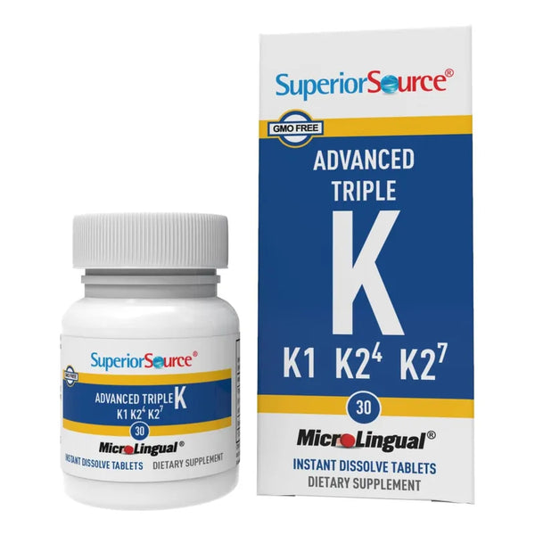 Capsulas De Vitamina K Para Huesos Fuertes Y Salud Arterial 500mcg