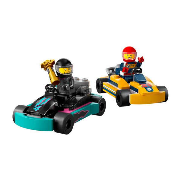 LEGO City 60400 Karts y Pilotos de Carreras Set de Construcción para Niños