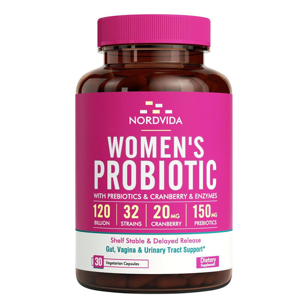 Probióticos Mujeres 120 Billones Nordvida Salud Vaginal Apoyo Digestivo