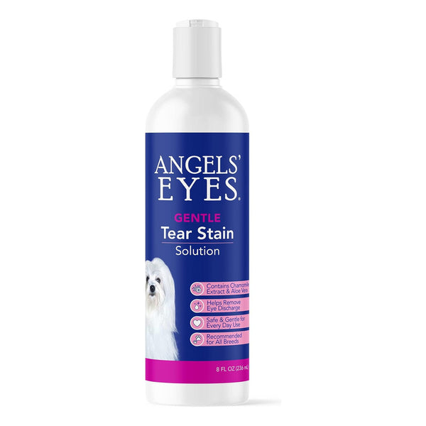 Ojos de los Ángeles: Solución para Eliminar Manchas de Lágrimas en Perros y Gatos - 8 Oz