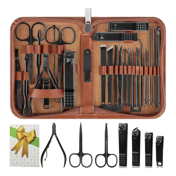 Kit Manicura Profesional 26 Piezas Cuidado Uñas Y Piel Perfecto