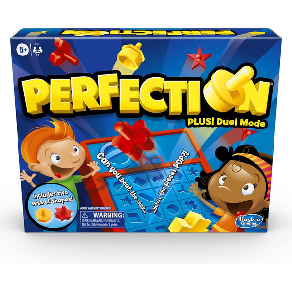 Hasbro Gaming Perfection Plus Juego De Mesa Infantil Para 2 Jugadores