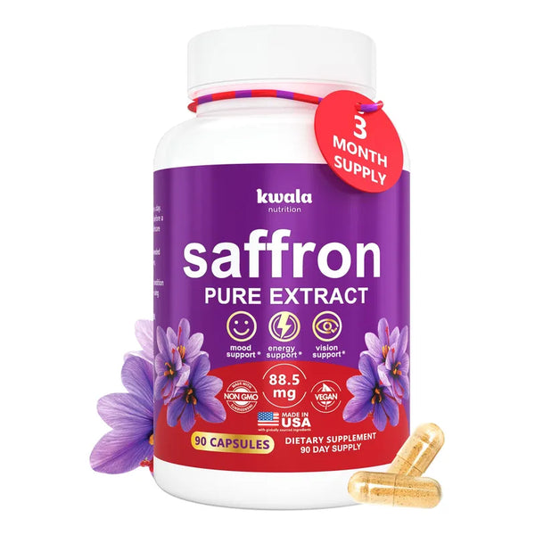 Azafran Puro 885 Mg Capsulas 90 Unidades Suministro 3 Meses