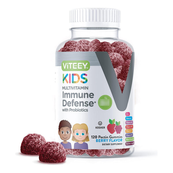 Gomitas Multivitaminicas Masticables Para Niños Con Probióticos Salud Y Nutrición