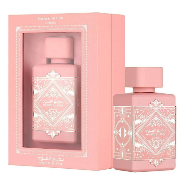 Perfume Badee Al Oud De Noble Blush X100ml Edp De Lattafa Frutal Floral Para Mujer