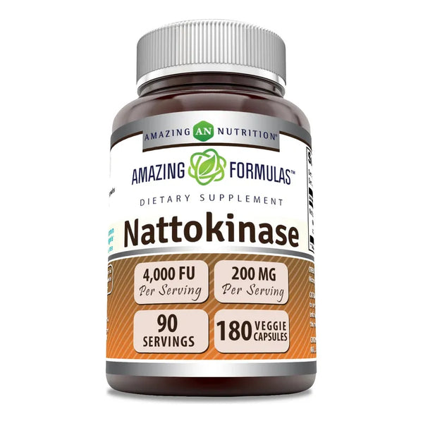 Cápsulas Vegetales De Nattokinase 100 Mg Amazing Formulas Beneficios Para Tu Salud