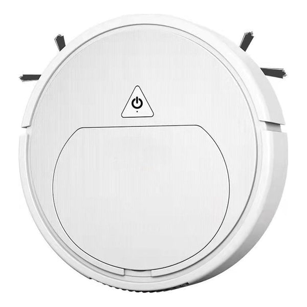 Robot Aspirador 3 En 1 Blanco Con Succión Potente Y Evitación De Colisiones
