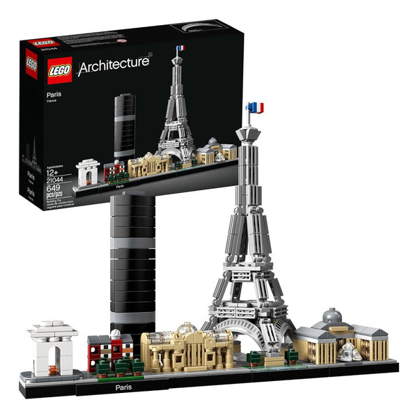 LEGO Architecture París Skyline Kit Construcción Torre Eiffel y Louvre Modelo Decoración