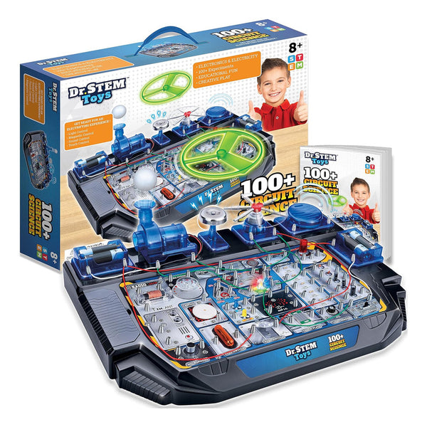 Dr. STEM Toys Circuit Science Kit con Más de 100 Experimentos Educativos y Juguetes Interactivos para Niños