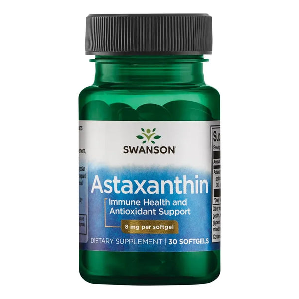Astaxantina Alta Potencia 8mg 30 Cápsulas Antioxidante Natural Premium