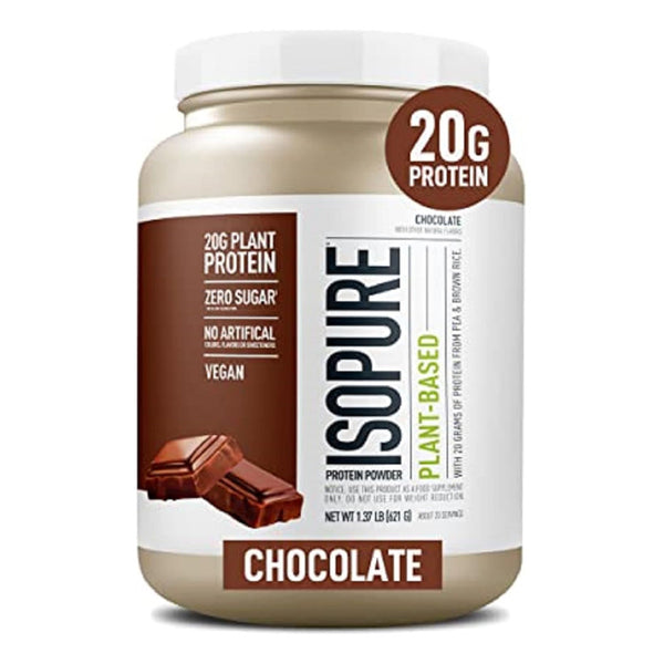 Isopure Proteína Vegana Aislante De Guístate Sabor Chocolate Sin Azúcar