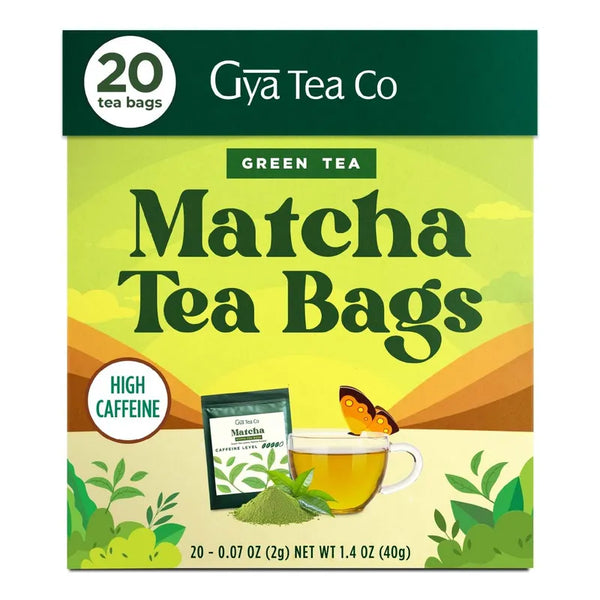Bolsas De Té Verde Matcha Energética 20 Unidades Alto Contenido Cafeína
