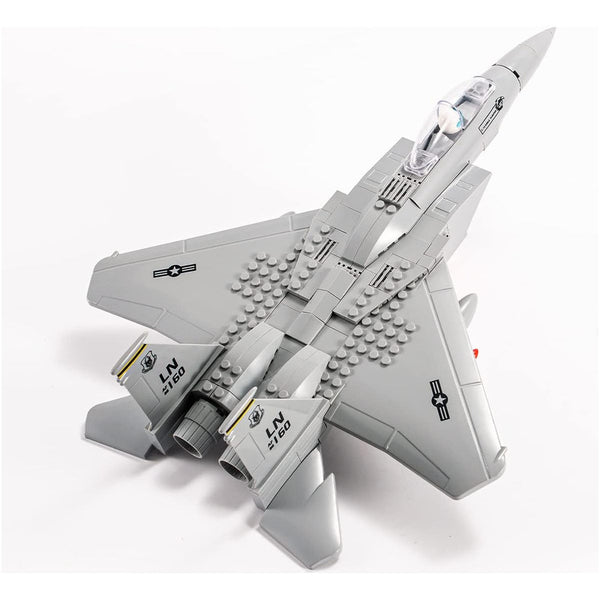 Juego De Bloques 270 Piezas F-15 Eagle Avion Militar Modelo De Construccion