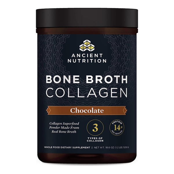 Ancient Nutrition Colageno Caldo De Hueso Chocolate 30 Porciones Beneficios Piel Articulaciones
