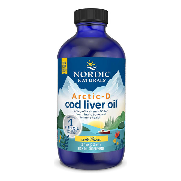 Aceite Hígado De Bacalao Corazón Bienestar 237 Ml Nordic Naturals