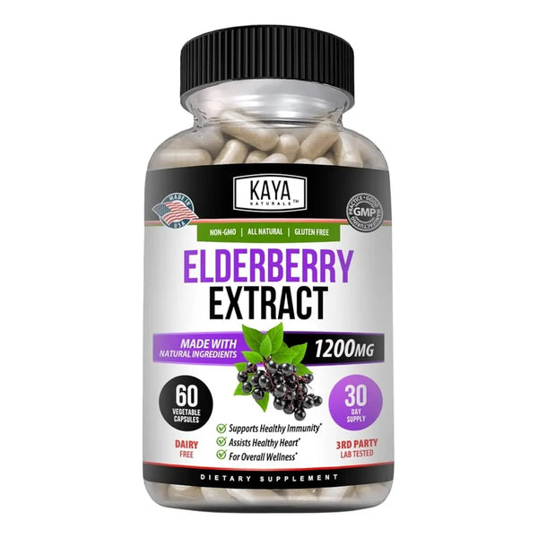Baya De Saúco Con Zinc Y Vitamina C 1200 Mg Vitamina Para Adultos