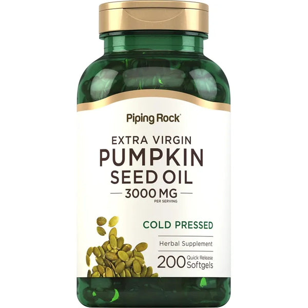 Capsulas De Aceite De Semilla De Calabaza 3000 Mg Suplemento Herbario Natural