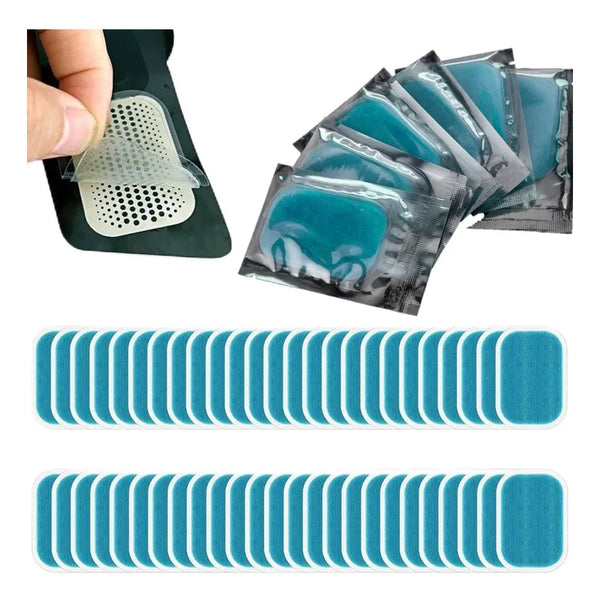 Masajeador Abdominal Tonificante 50 Almohadillas De Gel Reutilizables Claro