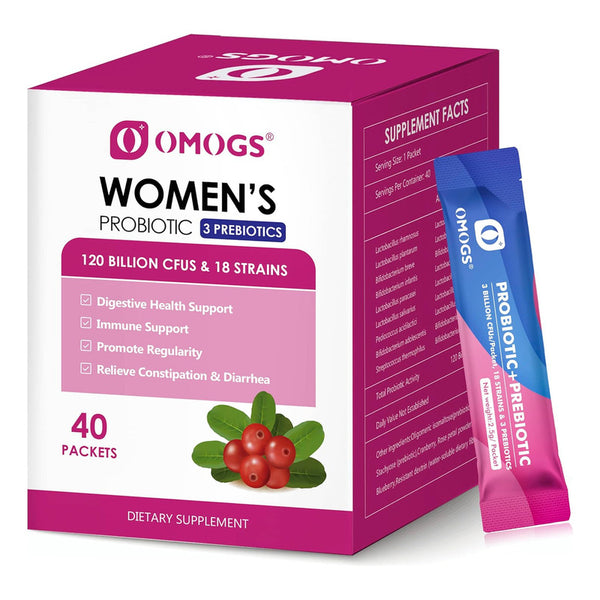 Probiótico Femenino 120 Mil Millones Ufc Salud Digestiva Y Vaginal Con Prebióticos