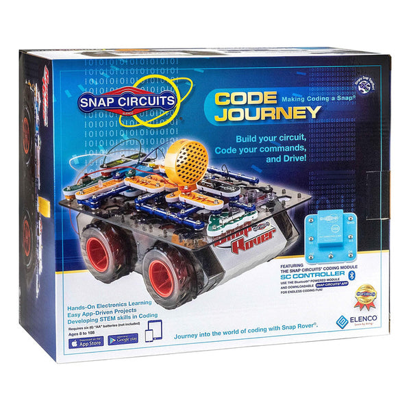 Code Journey Construye tu Circuito Codifica y Controla tu Rover con Bluetooth Juguete STEM