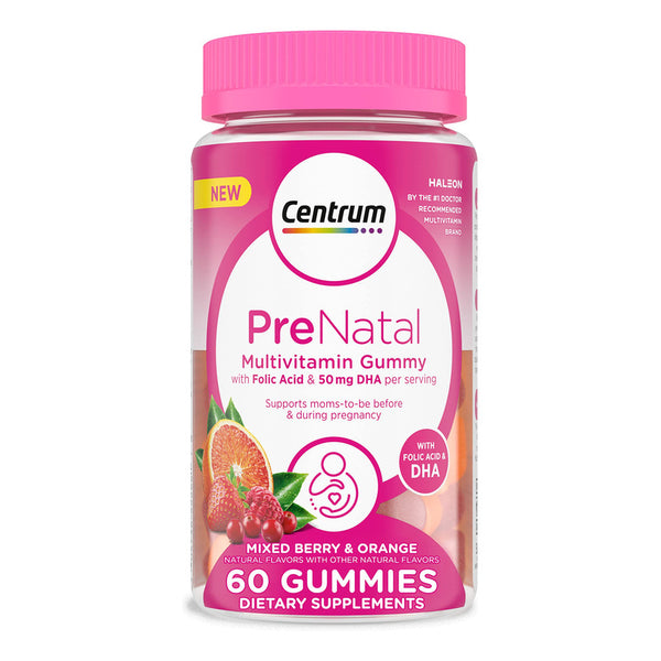 Gomitas Multivitamínicas Prenatales Con Dha Y Ácido Fólico Para Un Embarazo Saludable