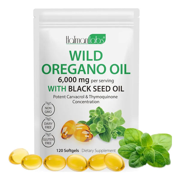 Aceite De Oregano Y Semilla Negra Capsulas Suplemento Saludable