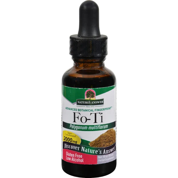 Natures Answer Tinte Organico FoTi Fortalece Cabello Piel Unas