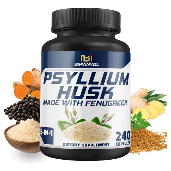 Capsulas Psyllium Fibra Salud Digestiva
