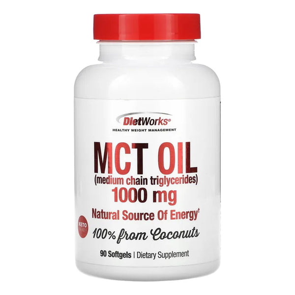 Cápsulas De Aceite Mct Fuente Energía Y Quema Grasa