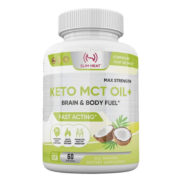 Capsulas De Aceite MCT C8 C10 Keto Energia Para El Cerebro Y Cuerpo