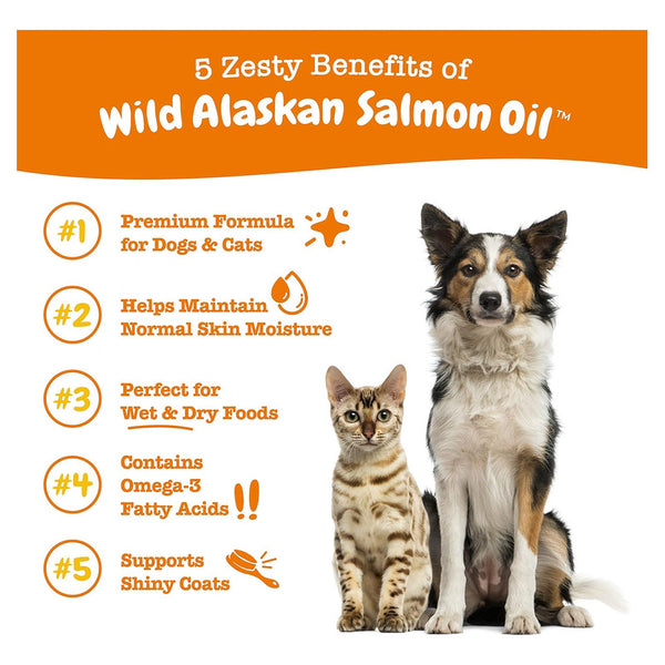 Aceite De Salmón Salvaje Para Perros Y Gatos Omega 3 250ml