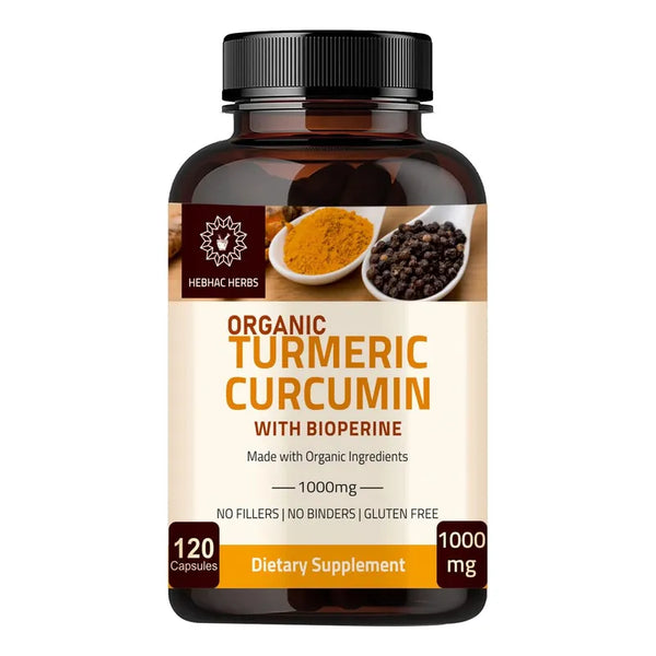 Cápsulas De Curcumina 1000 Mg Con Pimienta Negra BioPerine Salud Y Bienestar
