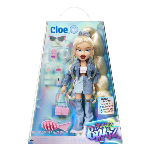 Muñeca Bratz Alwayz Cloe 29 cm Con 10 Accesorios y Póster Exclusivo