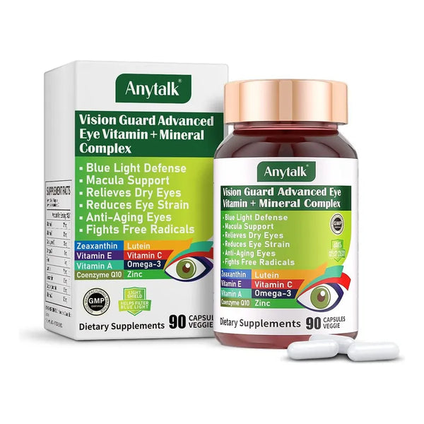 Vitaminas Oculares Luteína Zeaxantina Zinc Omega 3 Suplemento Salud Visual