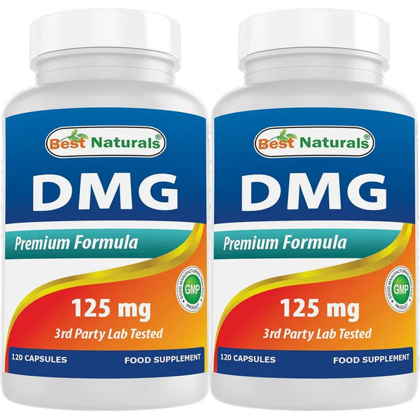 Capsulas DMG 125 Mg Paquete De 120 Unidades Calidad Y Pureza