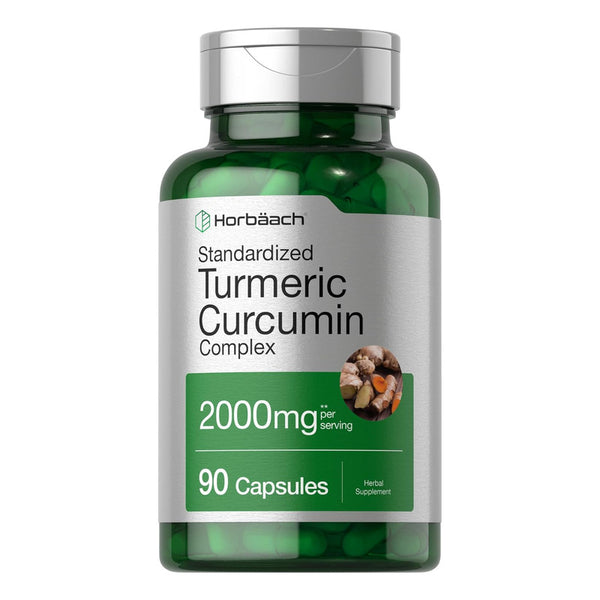 Curcumina De Cúrcuma Complex Con Pimienta Negra 2000mg 90 Caps Eficaz Absorcion