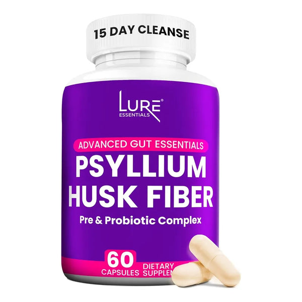 Capsulas Cascara De Psyllium Limpieza Intestinal Bienestar Fib Saludable