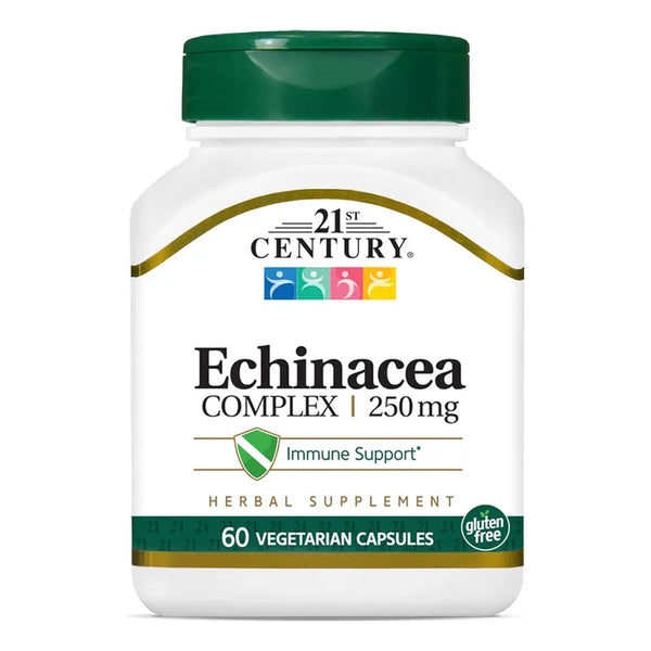 Capsulas Extracto De Equinacea 21st Century Aumenta Tus Defensas Naturales